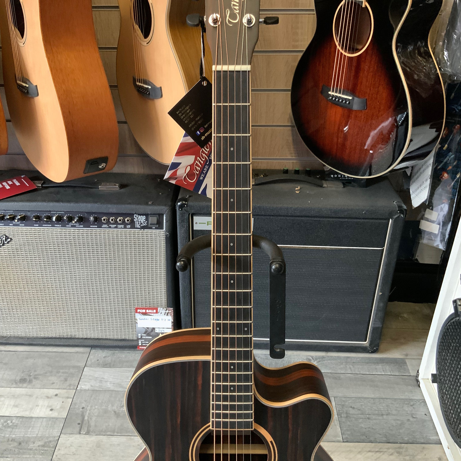 Tanglewood DBT-SFCE-AEB Acoustic Guitar in Natural Electro-Acoustic
